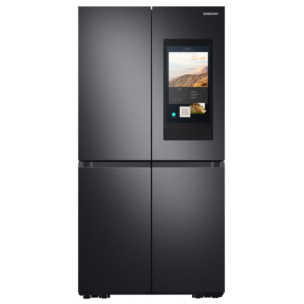 Samsung RF65A977FB1 French Style Family Hub Fridge Freezer Ice & Water -  BLACK STEEL - Appliance City