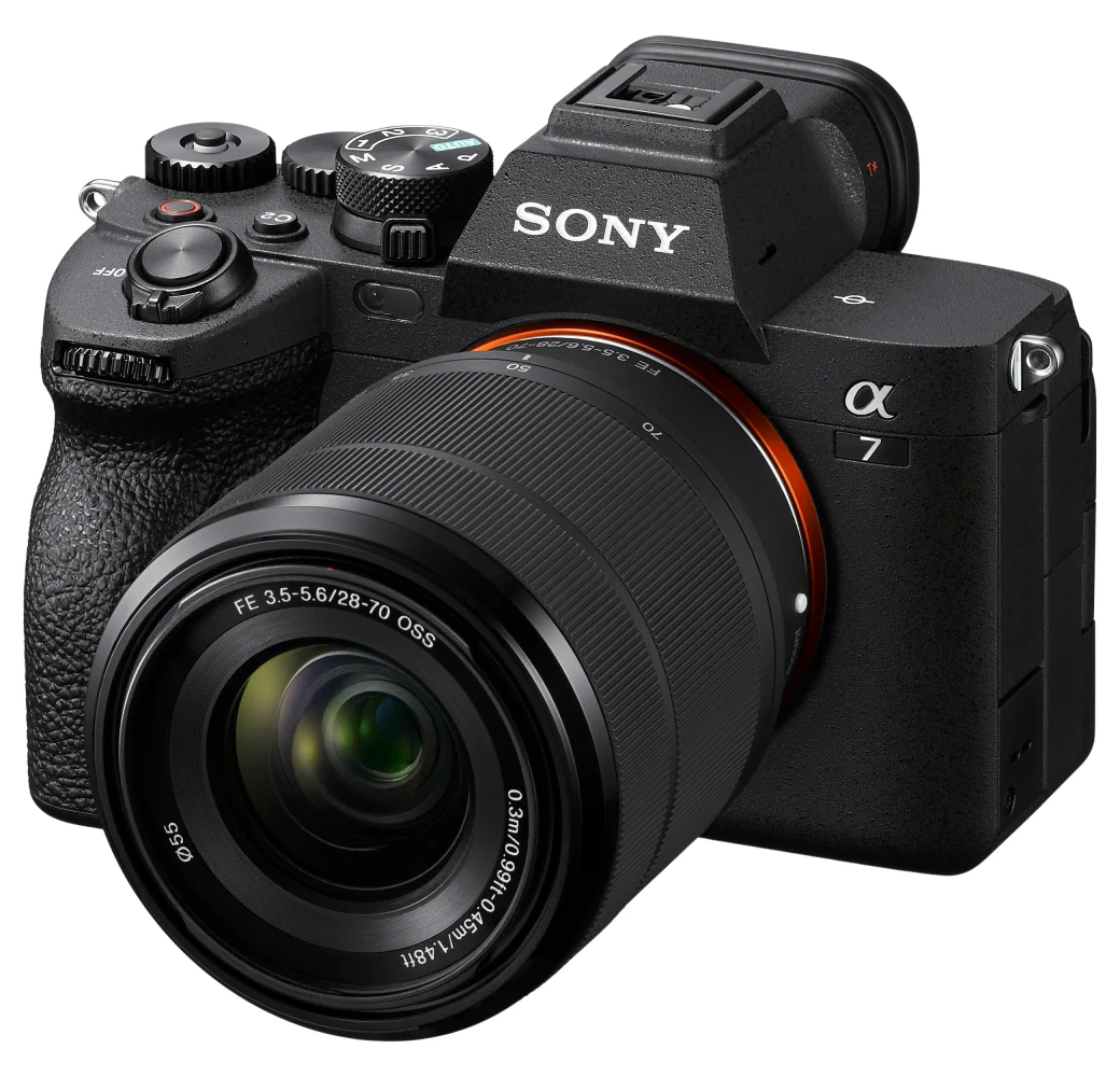 Black Sony Alpha 7 IV + FE 28-70mm f/3.5-5.6 OSS Camera Kit.1