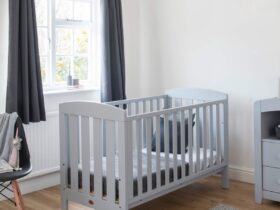 Alice Cot Bed in a nursery setting