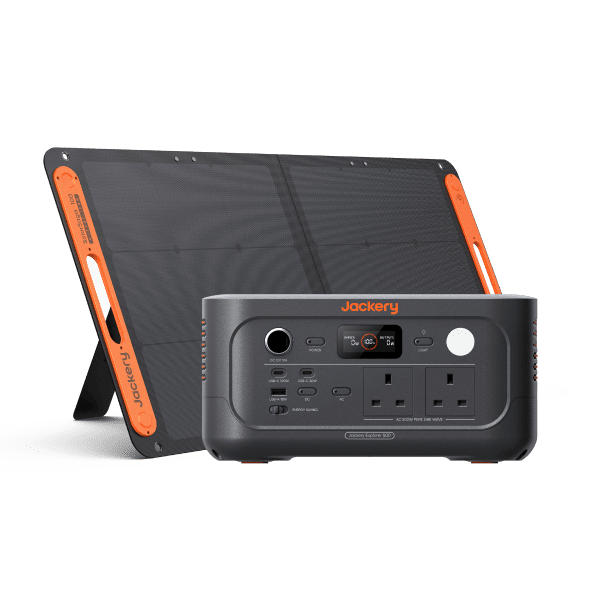 Jackery Solar Generator 500 v2 with solar panel