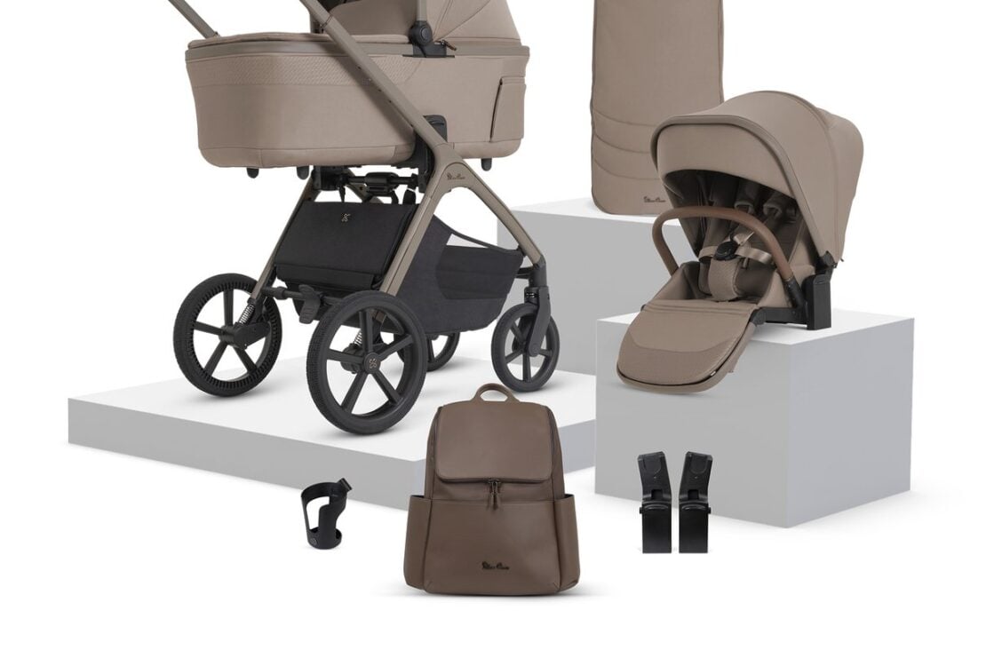 Silver Cross Cove 2 pushchair bundle in champagne