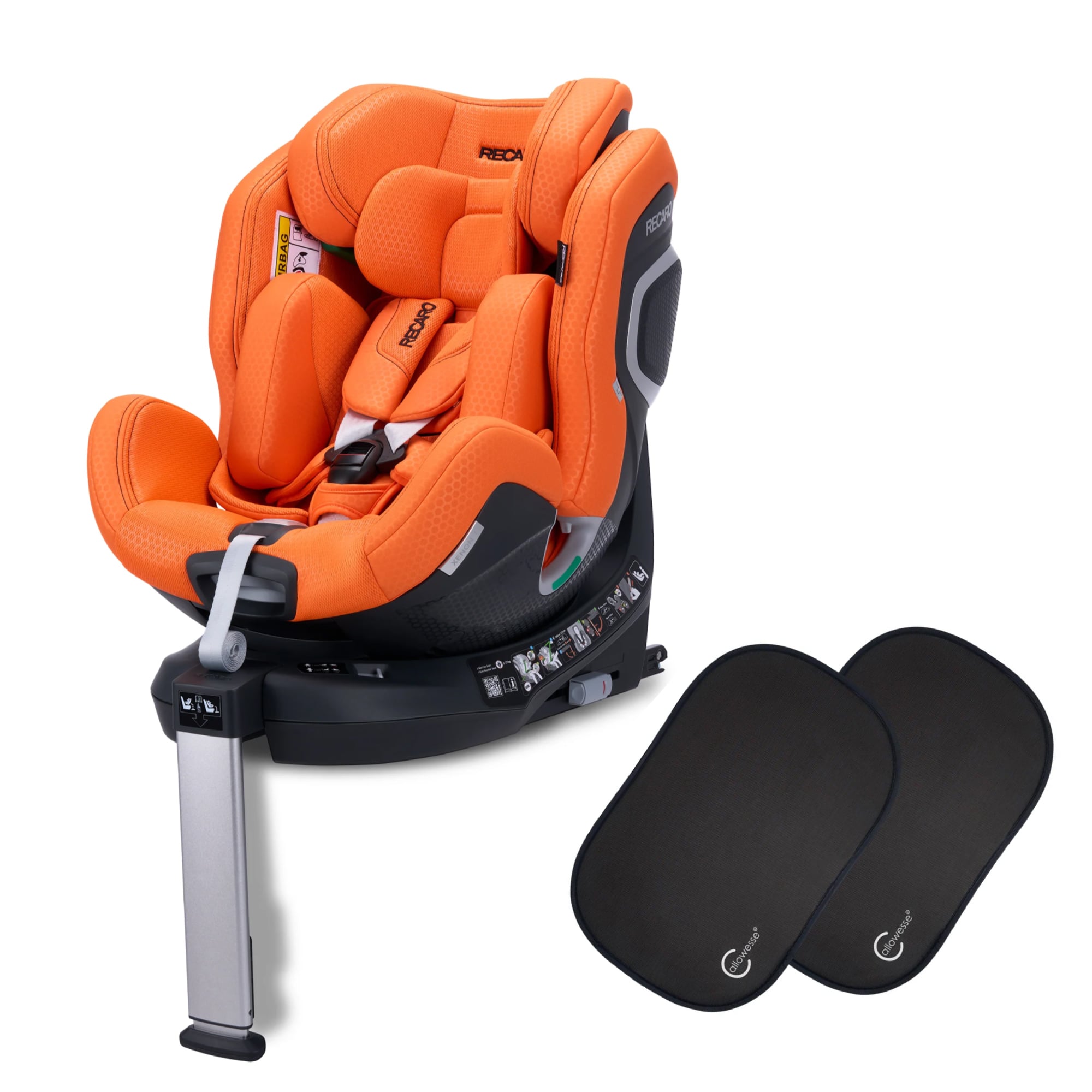 Recaro Xenon 1 car seat in vibrant orange