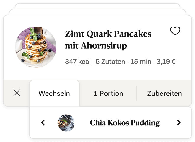 Rezeptinspiration im Upfit Ernährungsplan