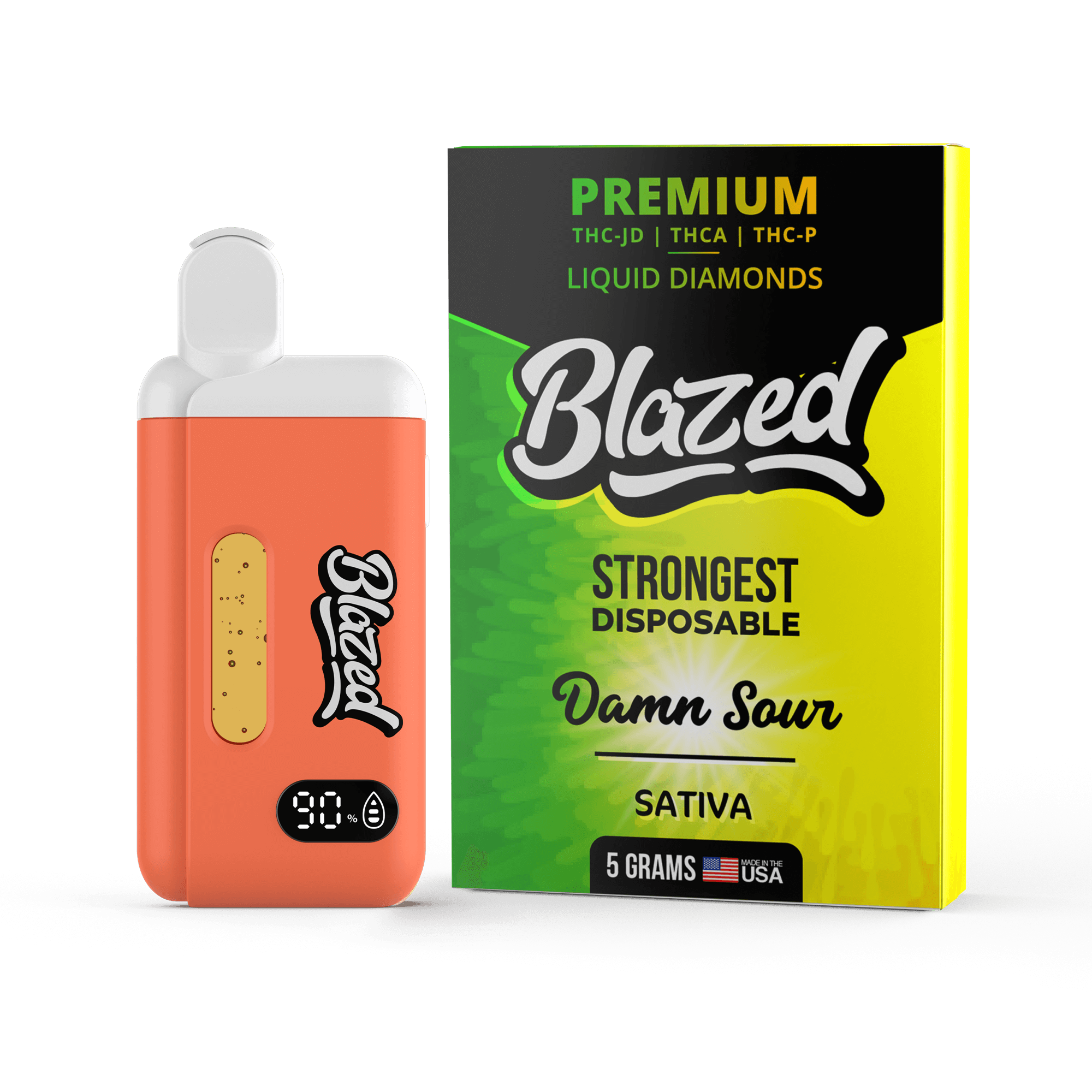 Binoid CBD Blazed disposable vape flavor package