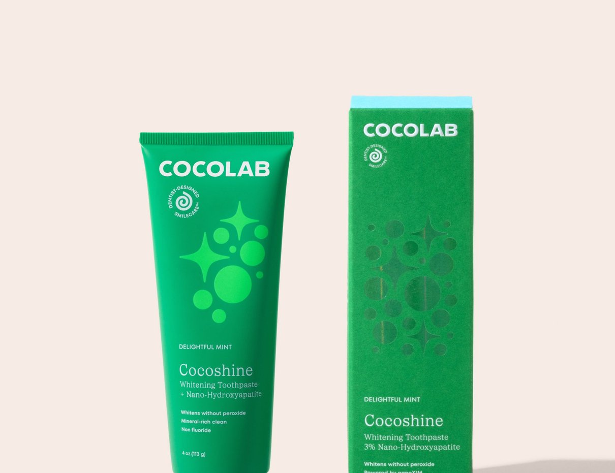 Cocoshine whitening toothpaste by Cocofloss