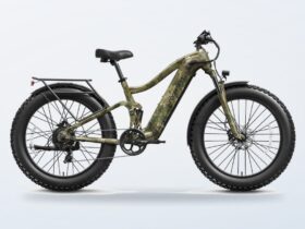 Puckipuppy Boxer electric bike in forest camouflage