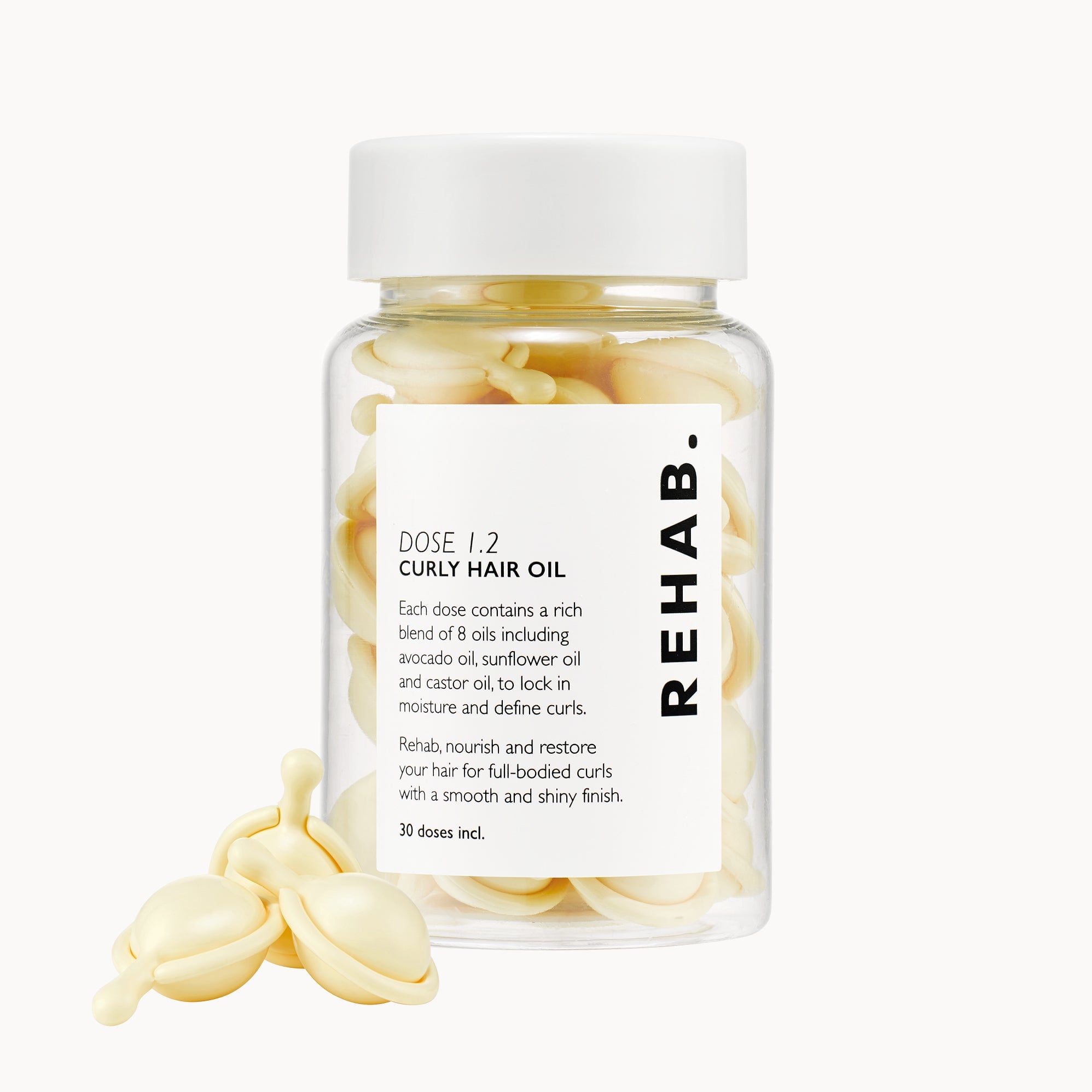 REHAB Your Hair Dose 1.2 Anti-Frizz Curly Hair Oil