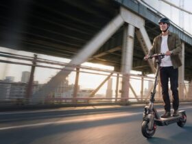 Segway MAX G3 Plus electric scooter in an urban riding scene
