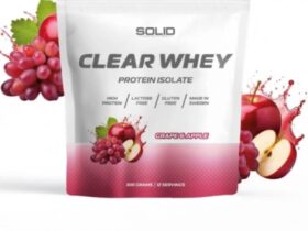 Burk med SOLID Nutrition Clear Whey