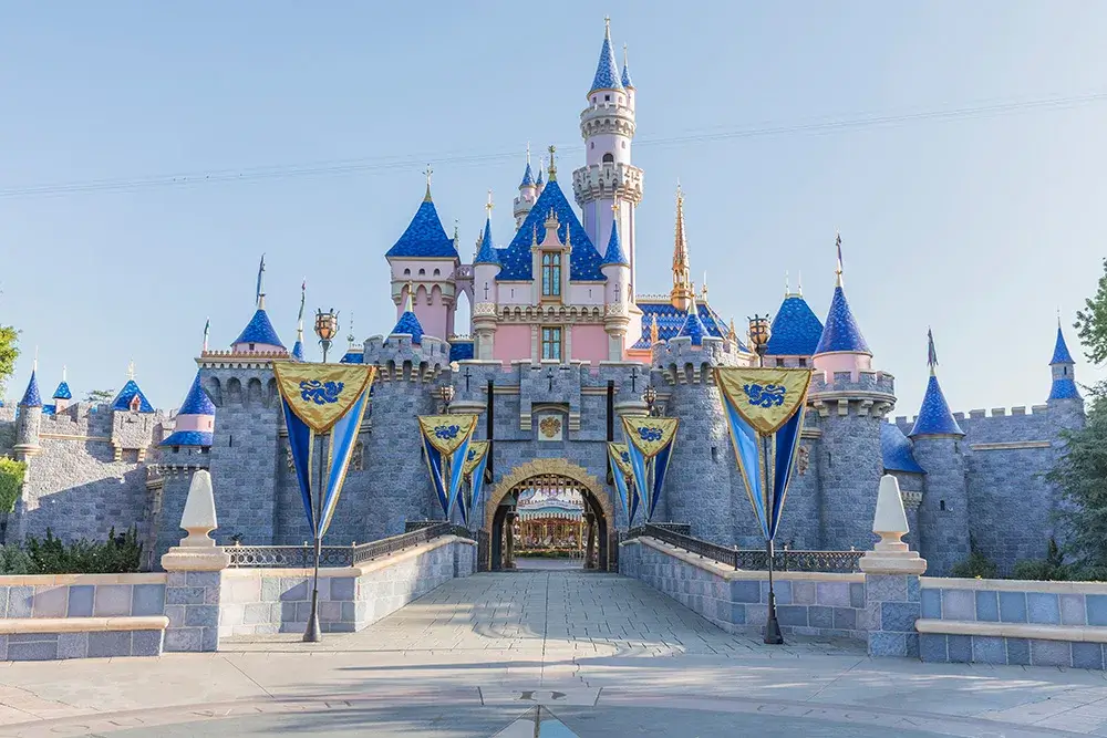 Disneyland Resort park scene in California