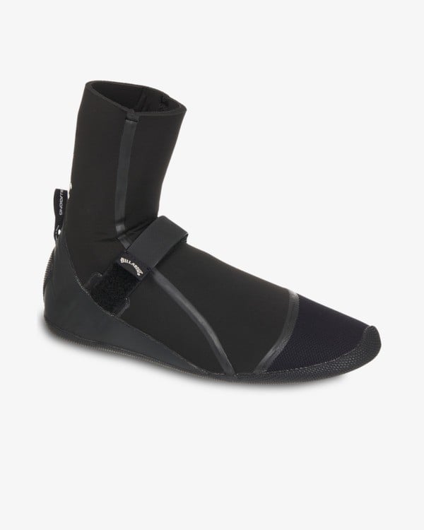Black Billabong round-toe wetsuit booties