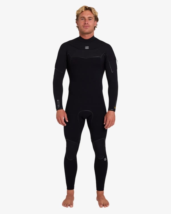 Black 5/4 mm Furnace Ultra Gullwing chest zip wetsuit