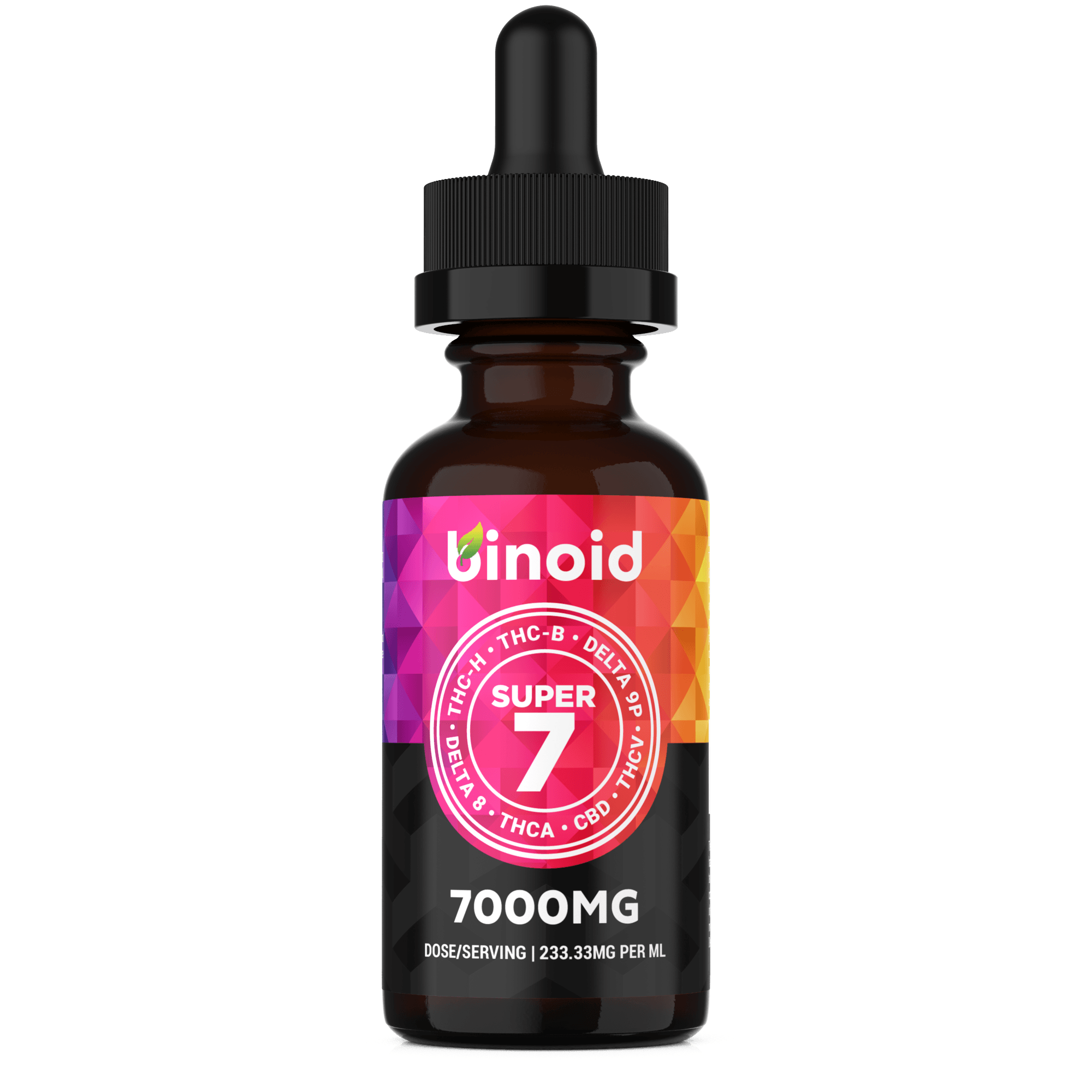 Binoid CBD Super 7 Tincture bottle