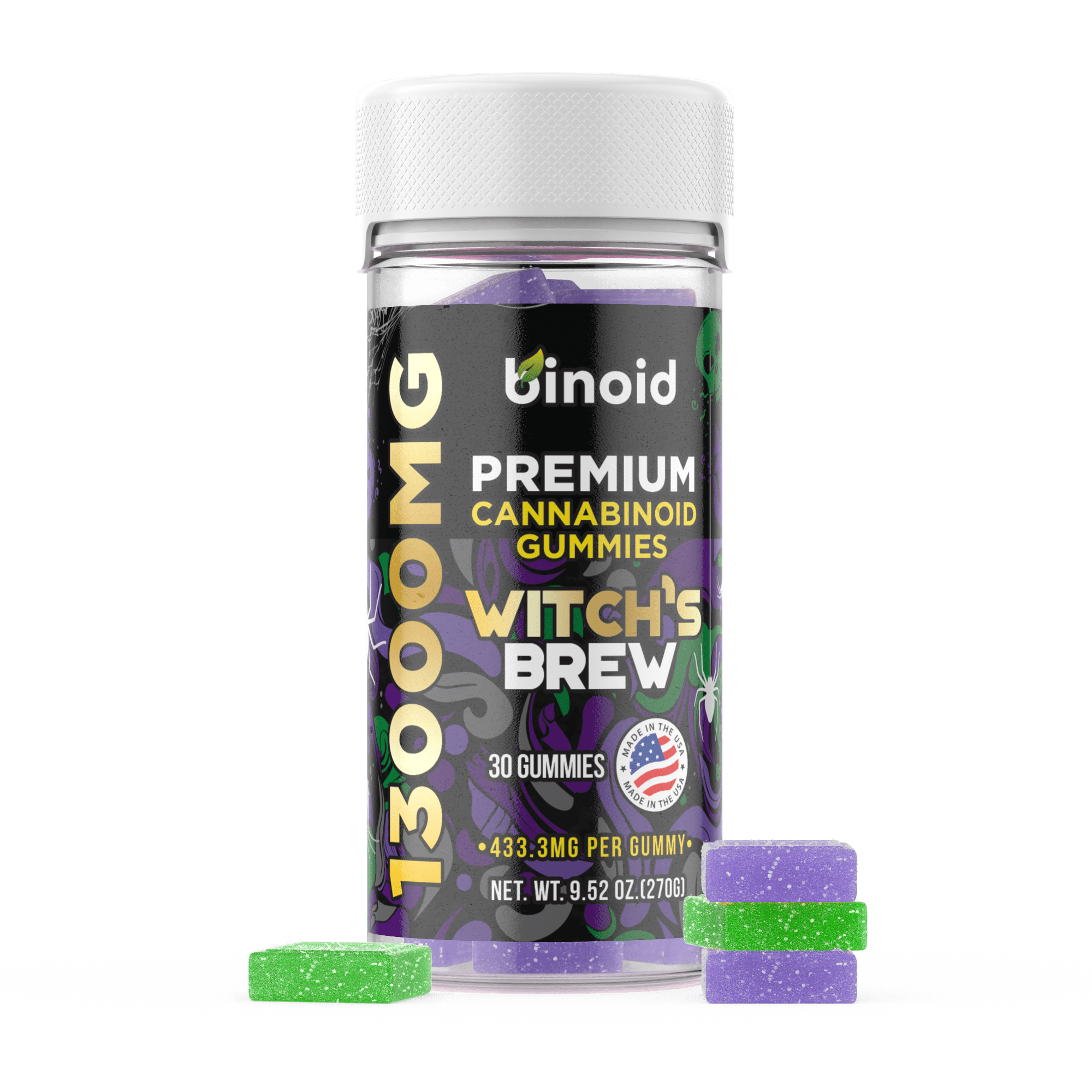 Binoid CBD Witch Brew Gummies package