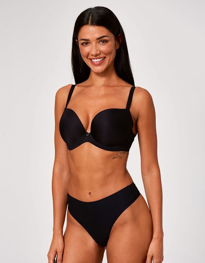 Black Panache Faith Plunge Bra at Bravissimo