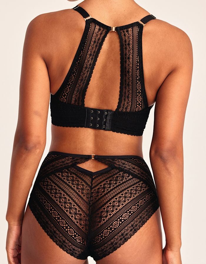 Black Bravissimo The Shoulder Ease Bra detail