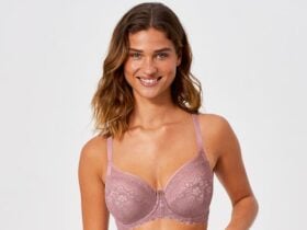 Mauve Bravissimo The Shoulder Ease Bra