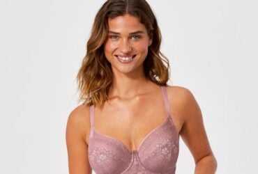 Mauve Bravissimo The Shoulder Ease Bra
