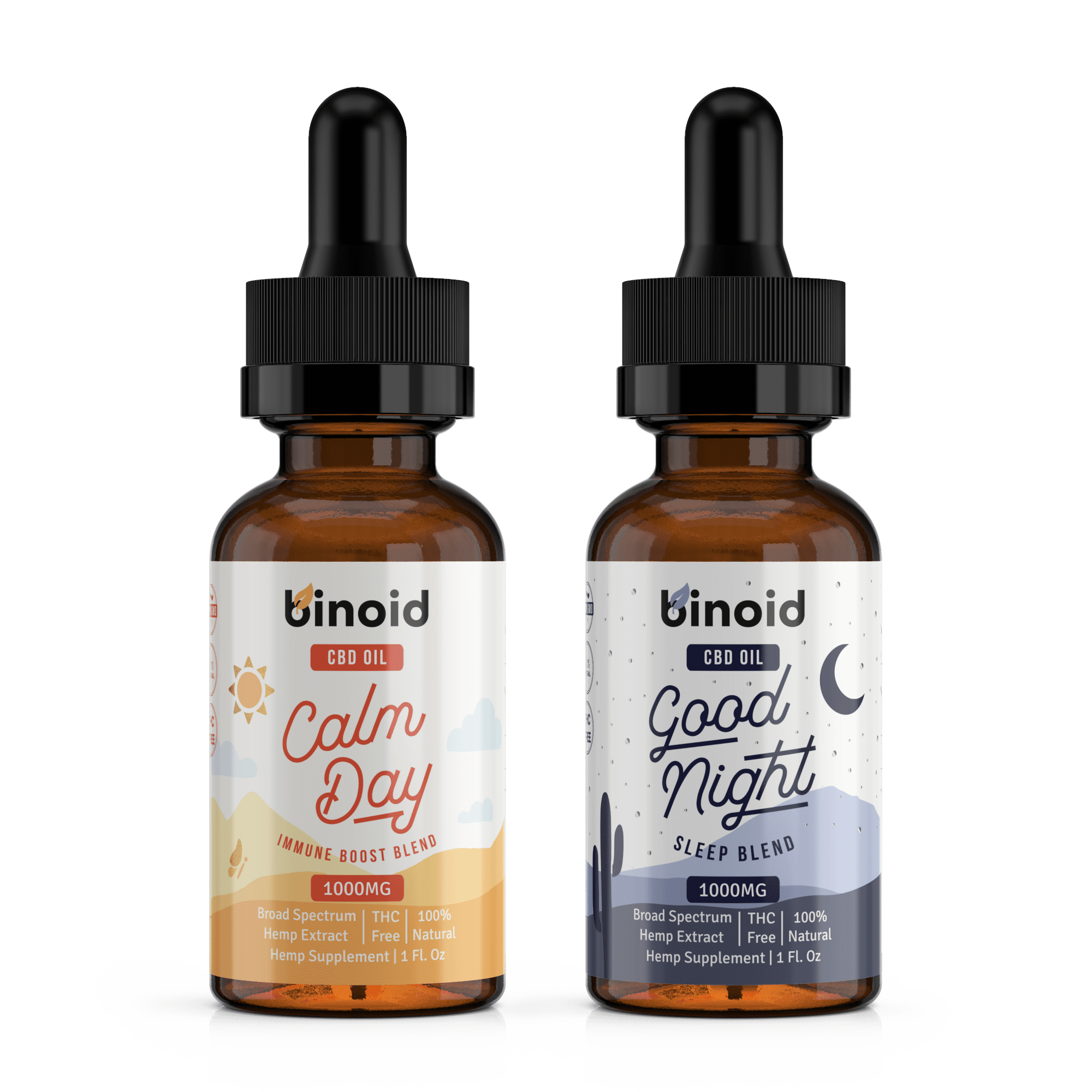 Binoid CBD oil bottle