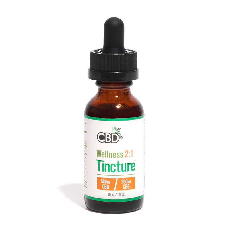 CBDFx wellness tincture bottle from the Binoid CBD catalog