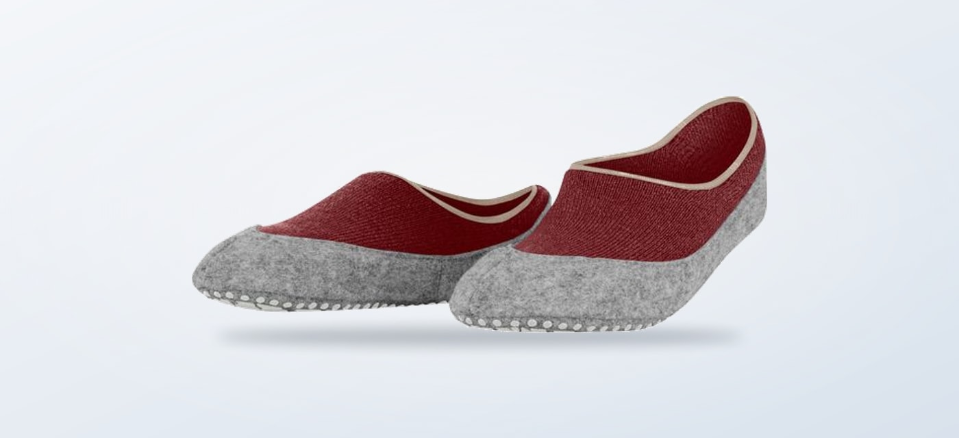 FALKE Cosyshoe damespantoffel in rood