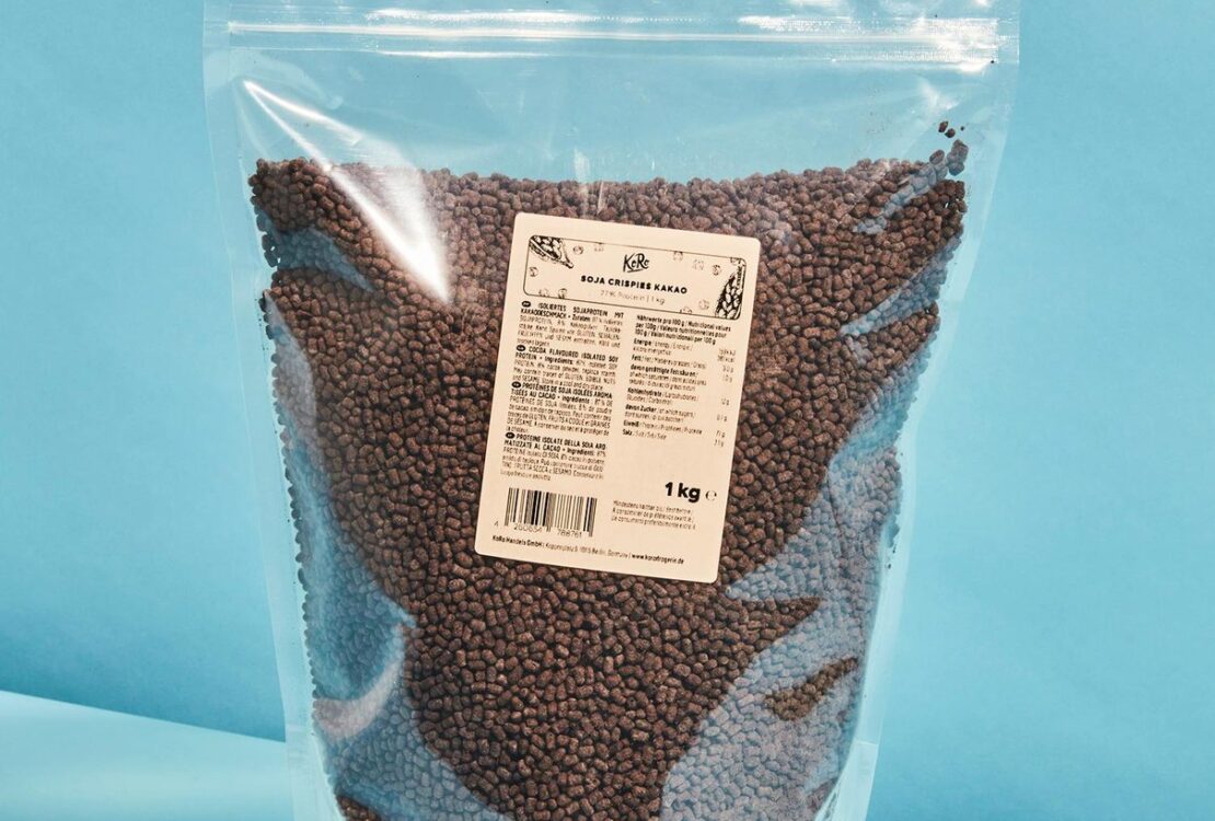 Packung Soja Protein Crispies mit Kakao von Korodrogerie