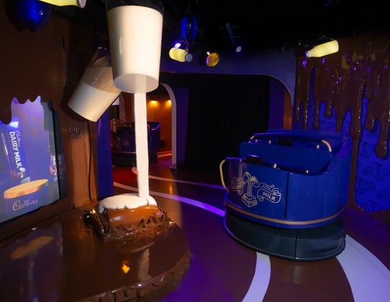 A visitor scene from Cadbury World