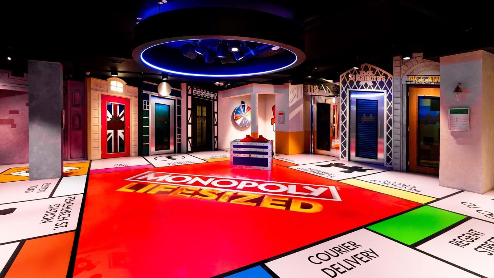 City themed Monopoly Lifesized board