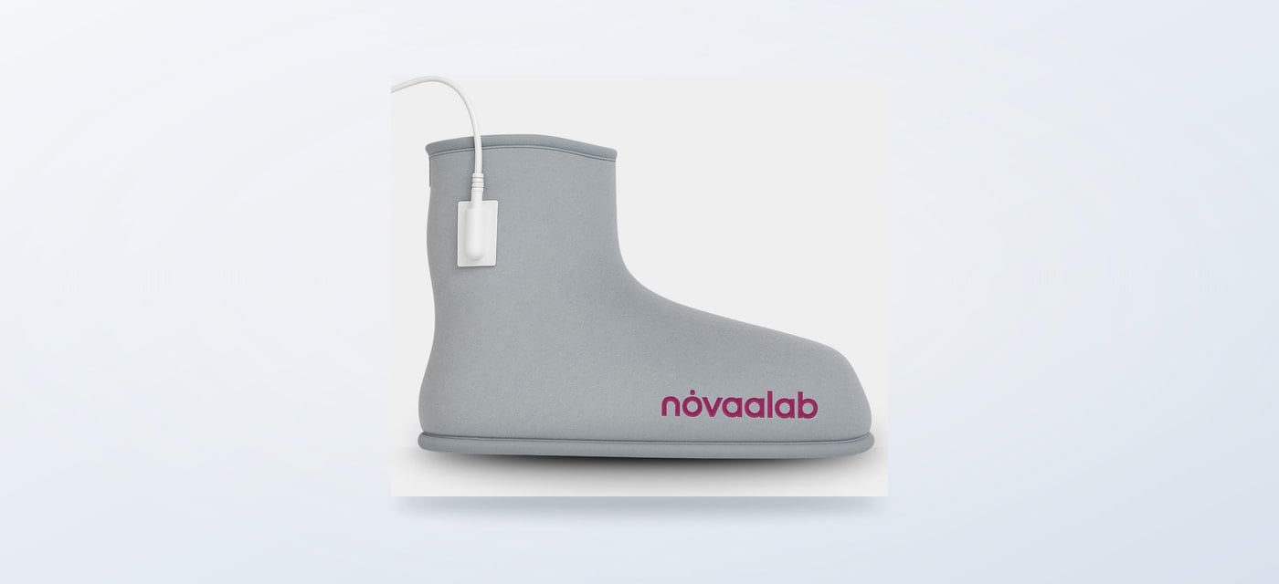 NOVAALAB LLC Light Boot shown as a full foot coverage device