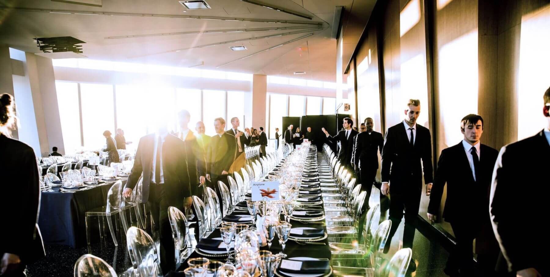 An event space at One World Observatory