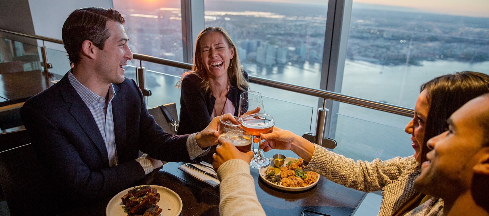 Dining room at One World Observatory