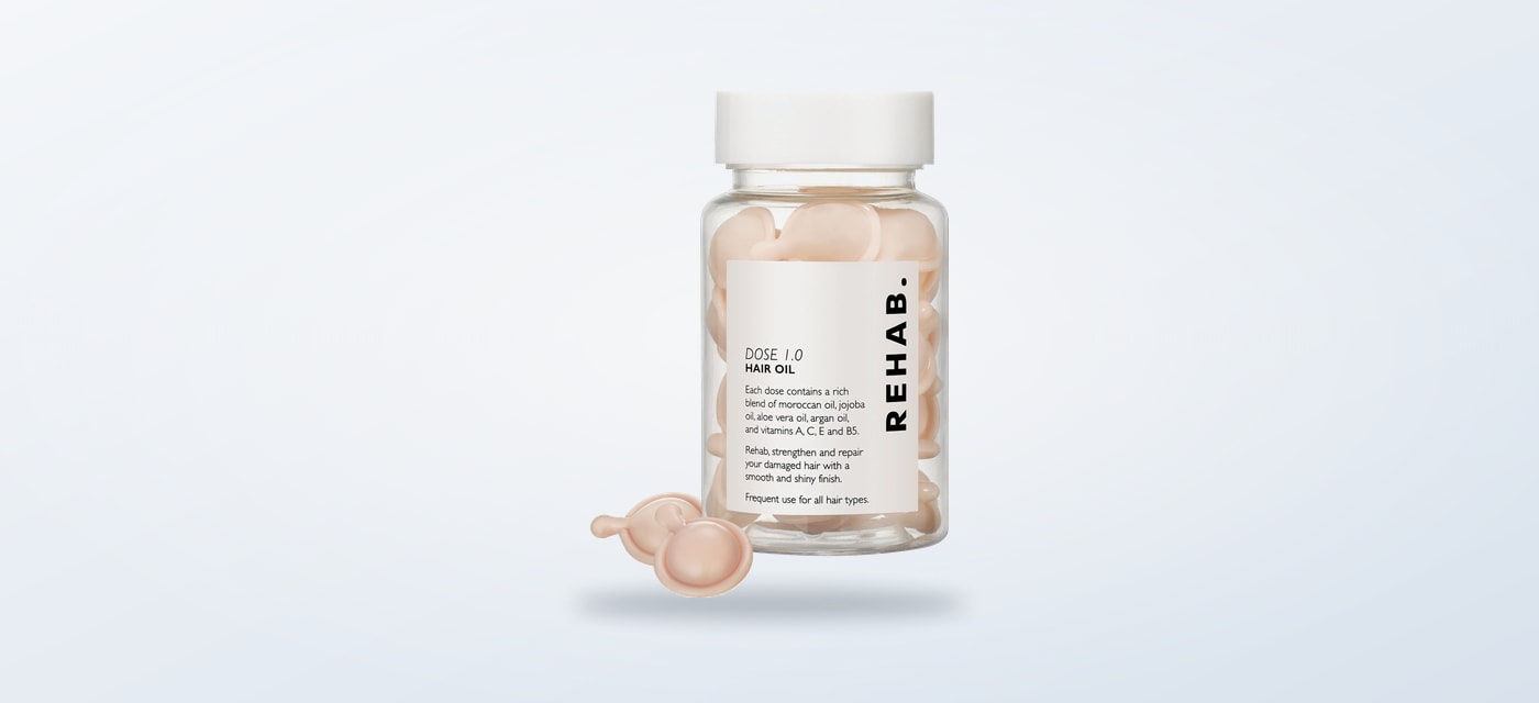REHAB Dose 1.0 hair oil capsules