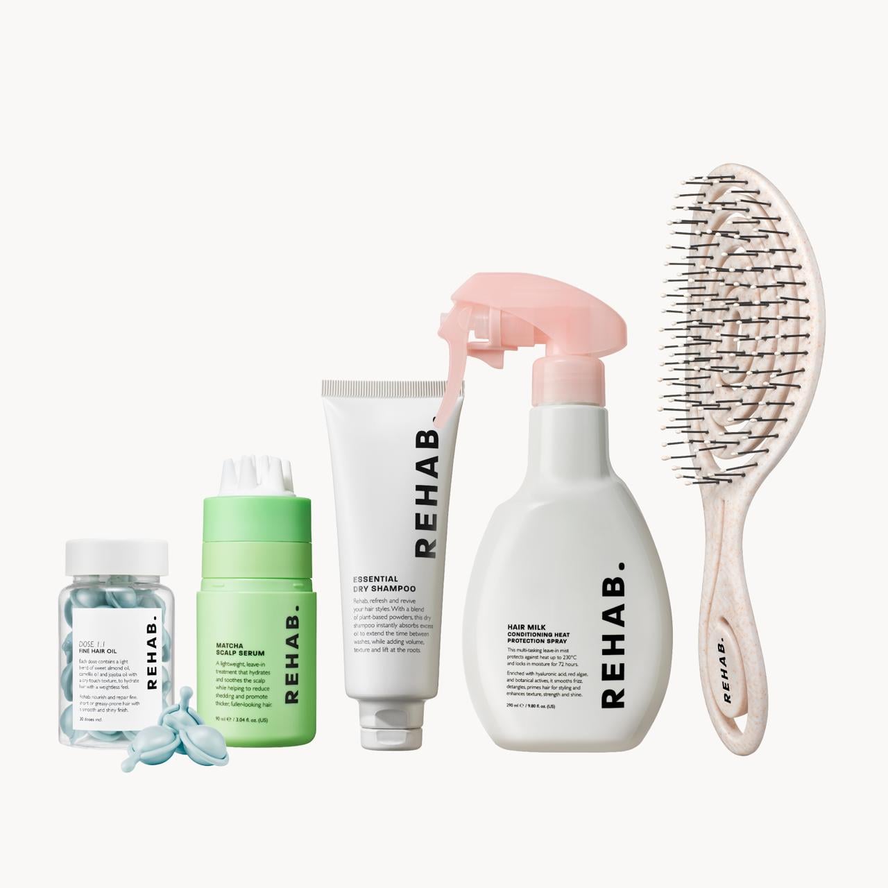 Hair Moisturiser shown with curly hair