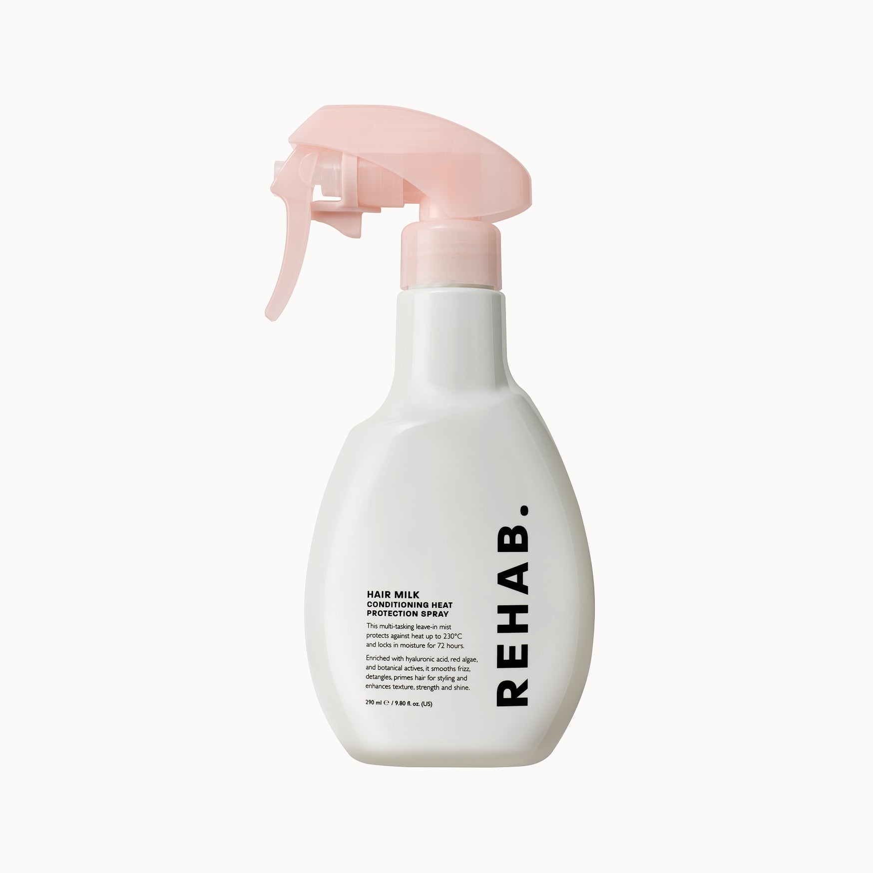 REHAB Hair Milk conditioning heat protection spray bottle
