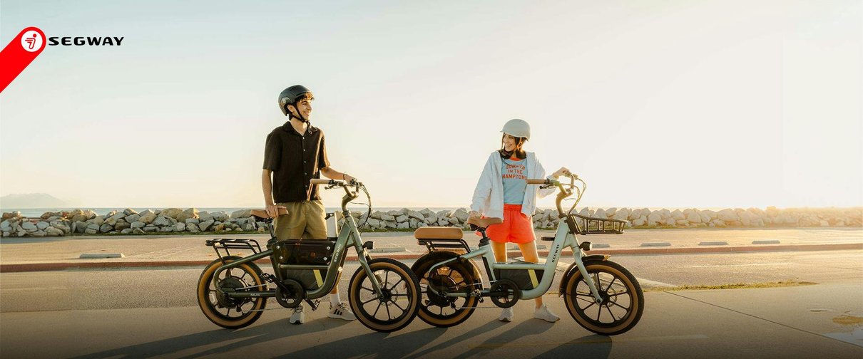 Segway electric bike lifestyle scene