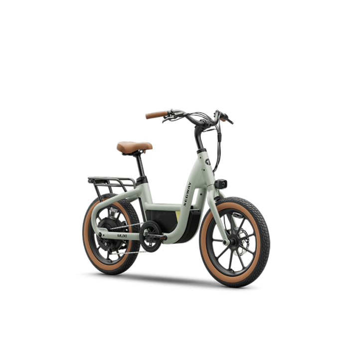 Segway MUXI cargo electric bike shown from the side