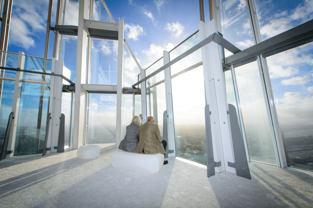 A visitor experience at The View from The Shard