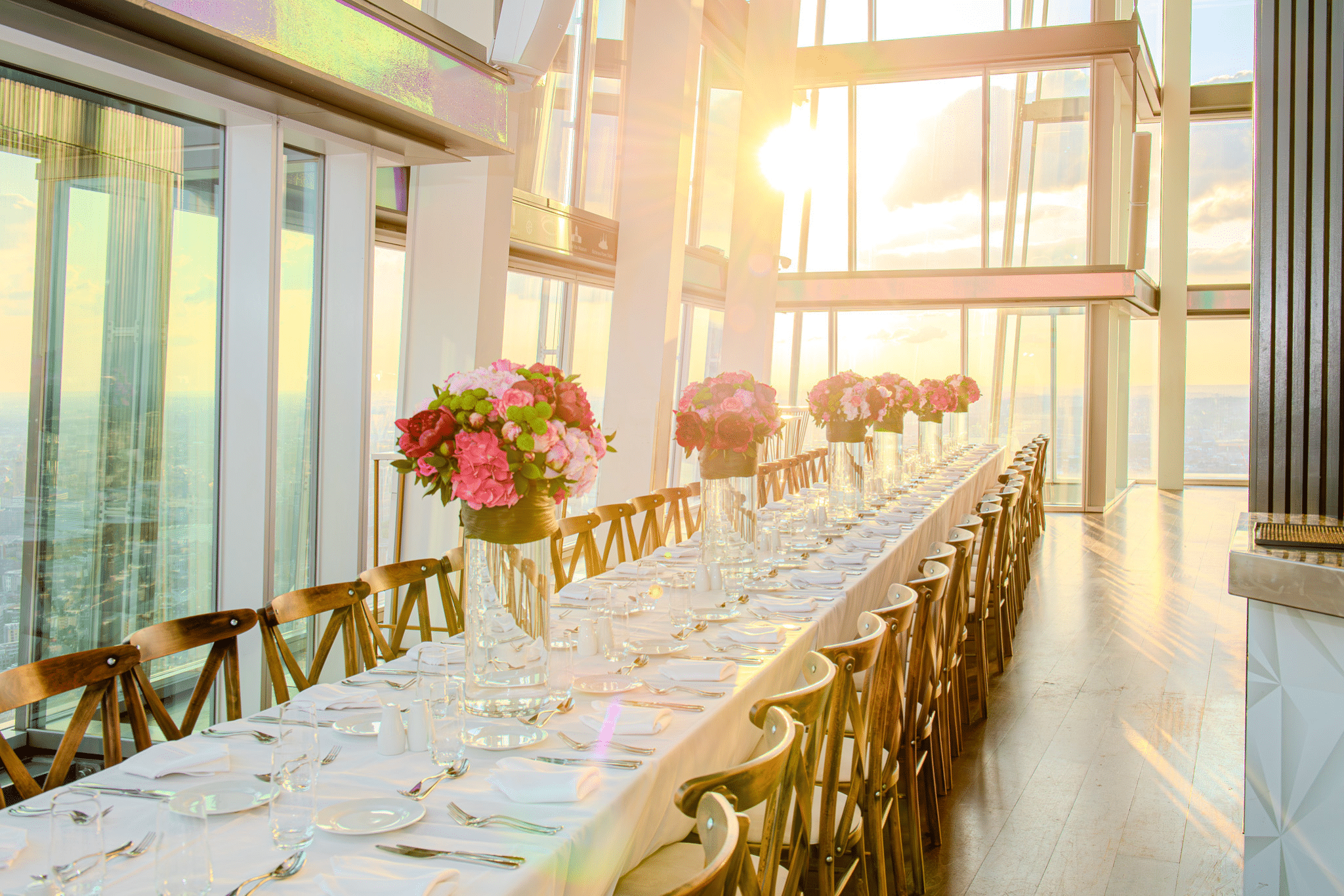 Visitors on the open-air viewing platform at The View from The Shard