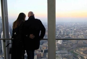 London skyline seen from The View from The Shard
