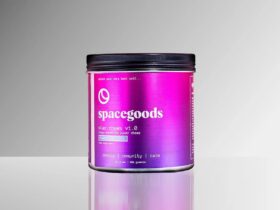 Spacegoods Star Chews blueberry flavour tub