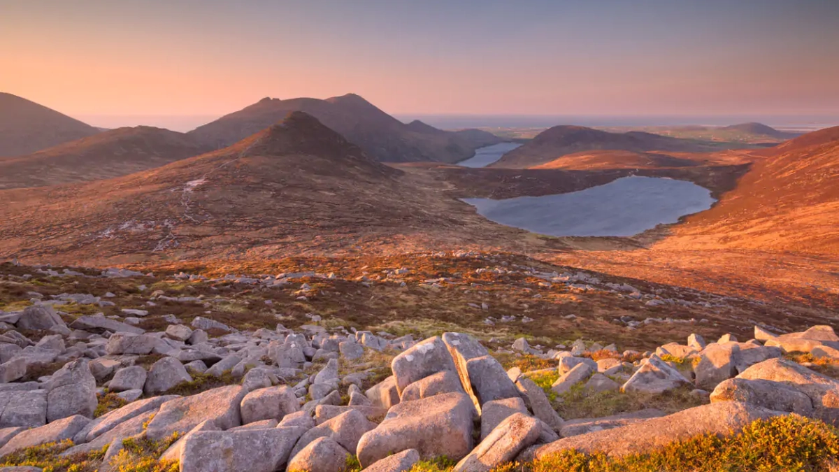 The Mourne Mountains in Northern Ireland