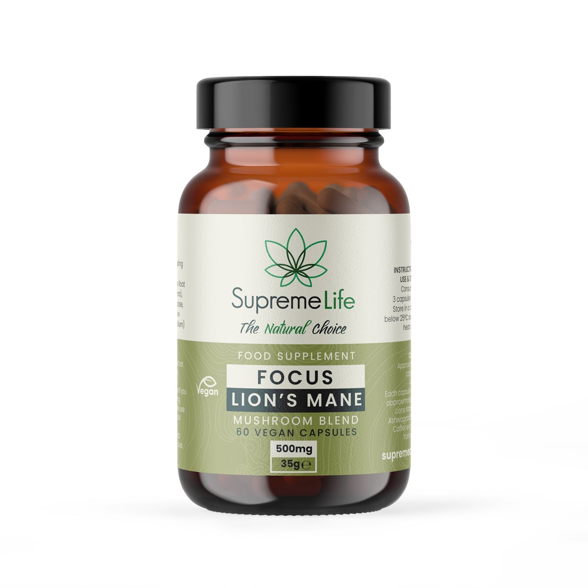 Lion's Mane focus supplement product