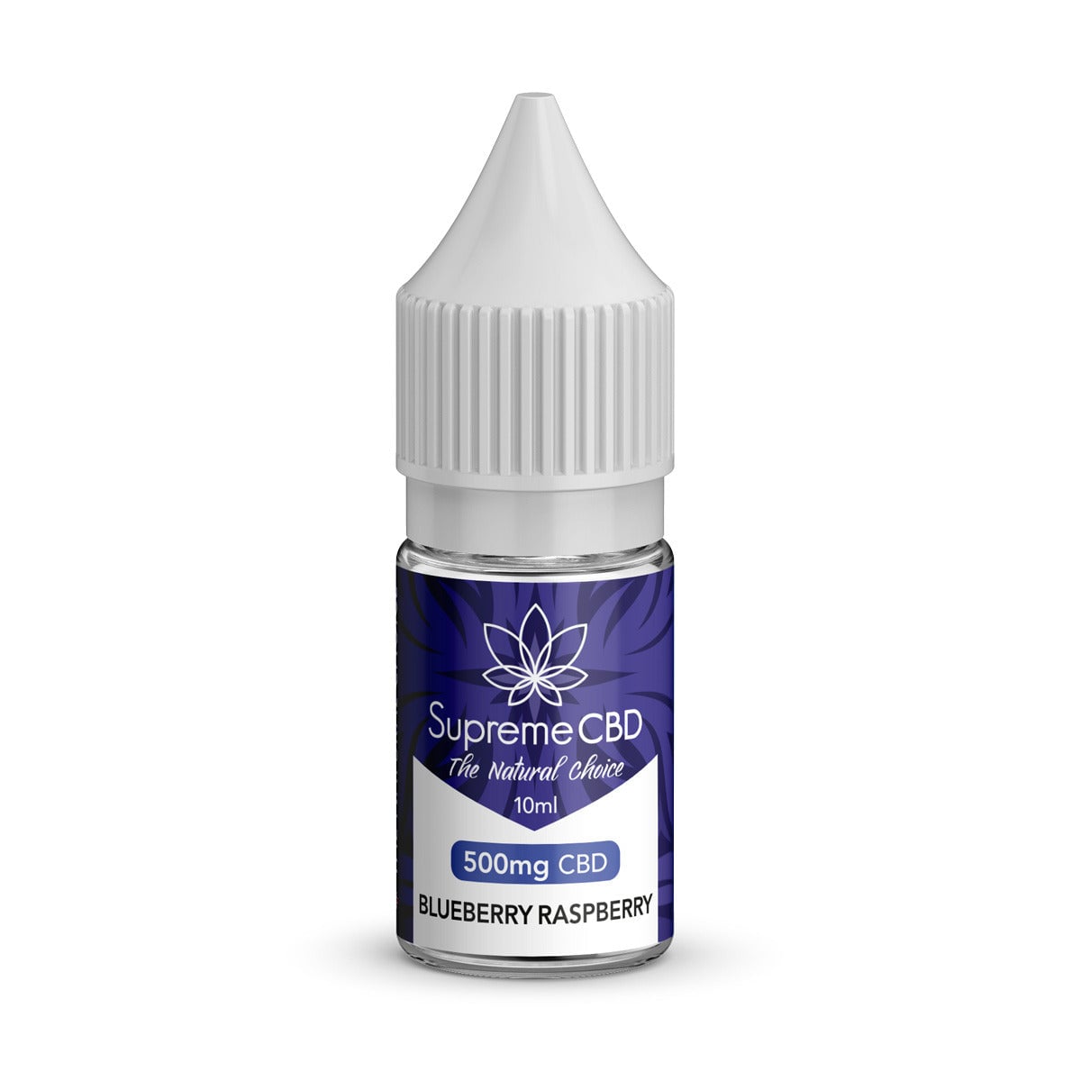 Blueberry raspberry CBD vape juice bottle