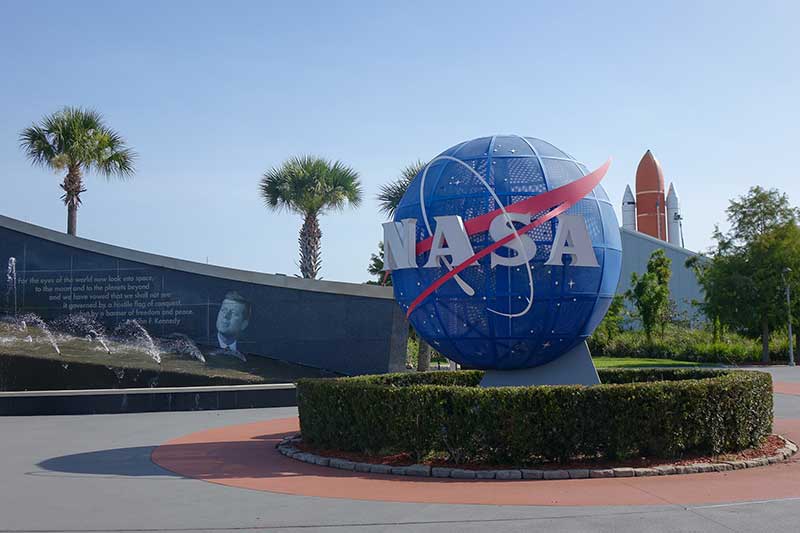 Entrance at Kennedy Space Center