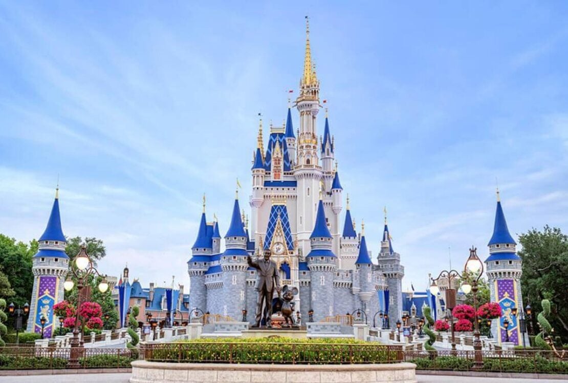 Walt Disney World Resort castle and park scene