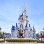 Walt Disney World Resort castle and park scene