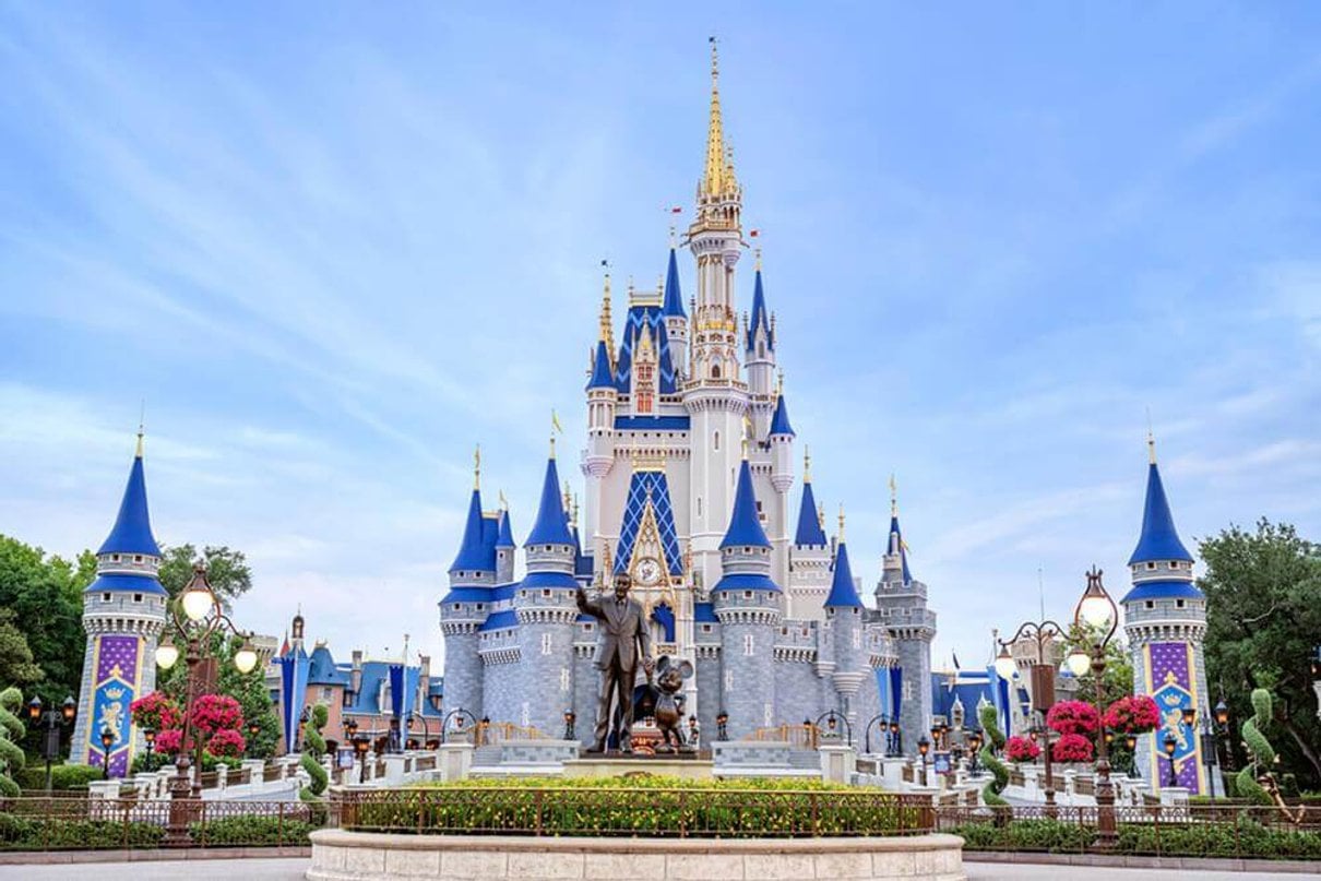 Walt Disney World Resort castle and park scene