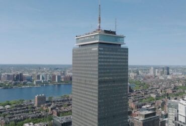 View Boston at the top of Prudential Tower overlooking the skyline